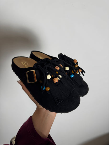 Scarpe con frange