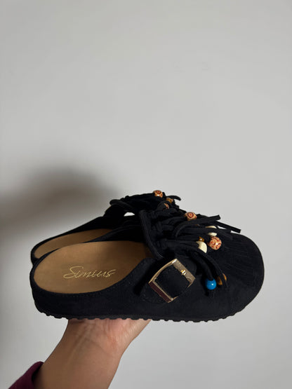 Scarpe con frange