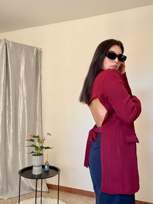 Blazer schiena scoperta